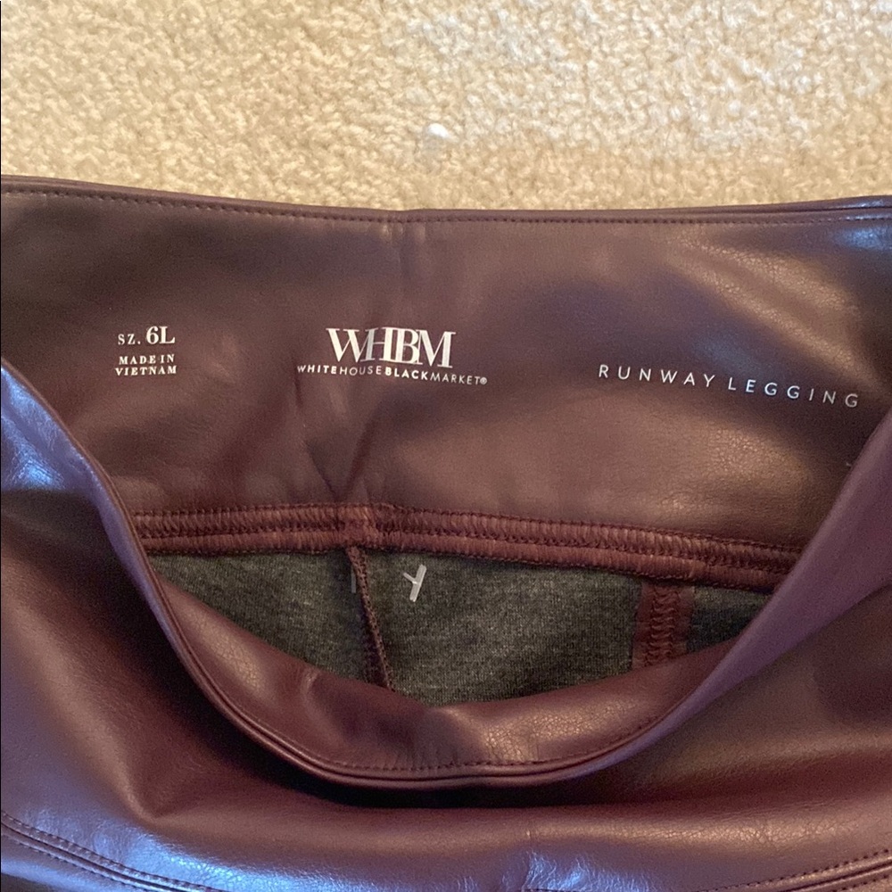 White House black market 6 Long Runway leggings - Picture 2 of 8